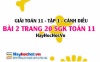 Giải bài 2 trang 20 Toán 11 tập 1 SGK Cánh Diều: Công thức cộng